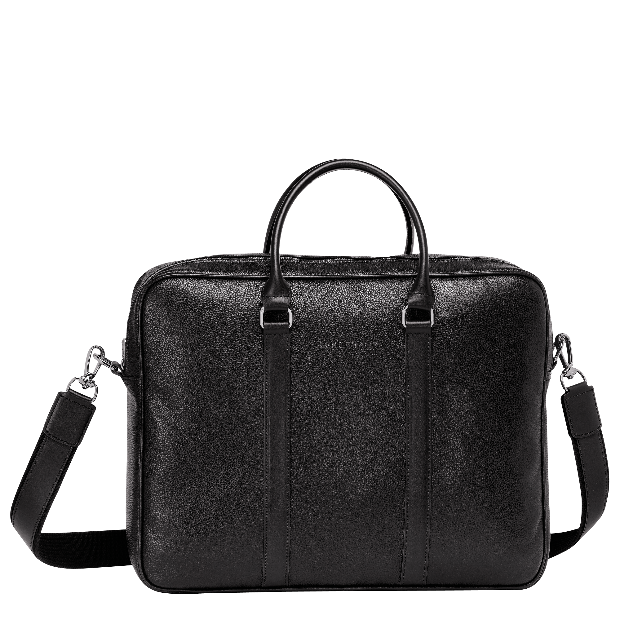 Longchamp Le Foulonné M Briefcase Black