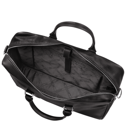 Longchamp Le Foulonné M Briefcase Black
