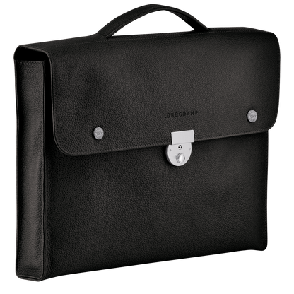 Longchamp Le Foulonné S Briefcase Black