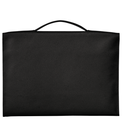 Longchamp Le Foulonné S Briefcase Black