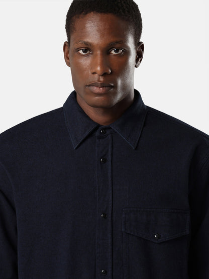 Stone Island Comfort-Fit Long-Sleeve Shirt With Chest Pocket 1100001