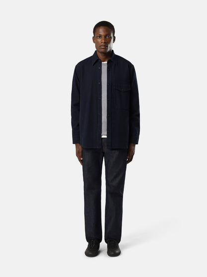 Stone Island Comfort-Fit Long-Sleeve Shirt With Chest Pocket 1100001