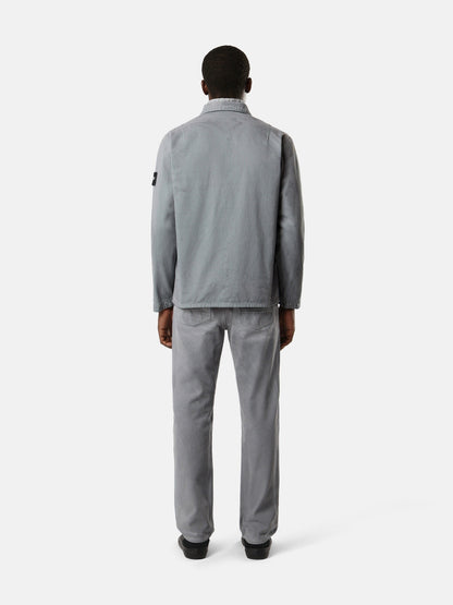 Stone Island Comfort-Fit Zip-Up Overshirt With Reflective Lamination 1200002