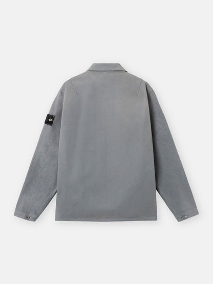 Stone Island Comfort-Fit Zip-Up Overshirt With Reflective Lamination 1200002