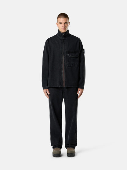 Stone Island Comfort-Fit Zip-Up Overshirt With Chest Pocket 1200002