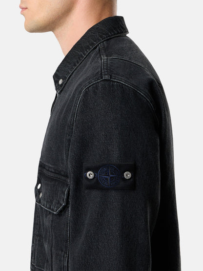 Stone Island Comfort-Fit Zip-Up Overshirt With Chest Pocket 1200002