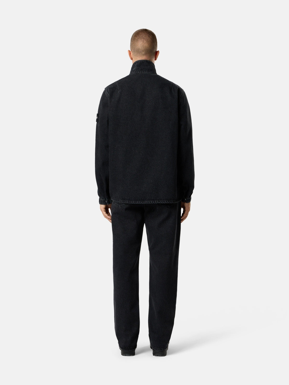 Stone Island Comfort-Fit Zip-Up Overshirt With Chest Pocket 1200002