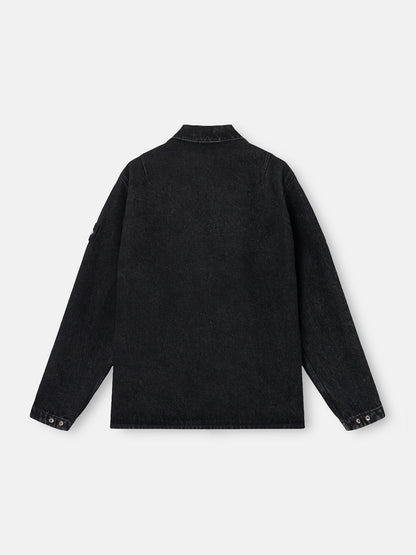 Stone Island Comfort-Fit Zip-Up Overshirt With Chest Pocket 1200002
