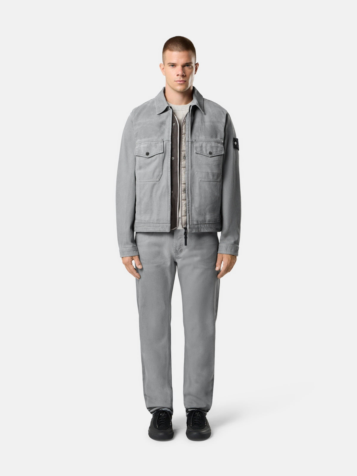 Stone Island Jacket With Detachable Down Vest And Anti-Drop 4100002