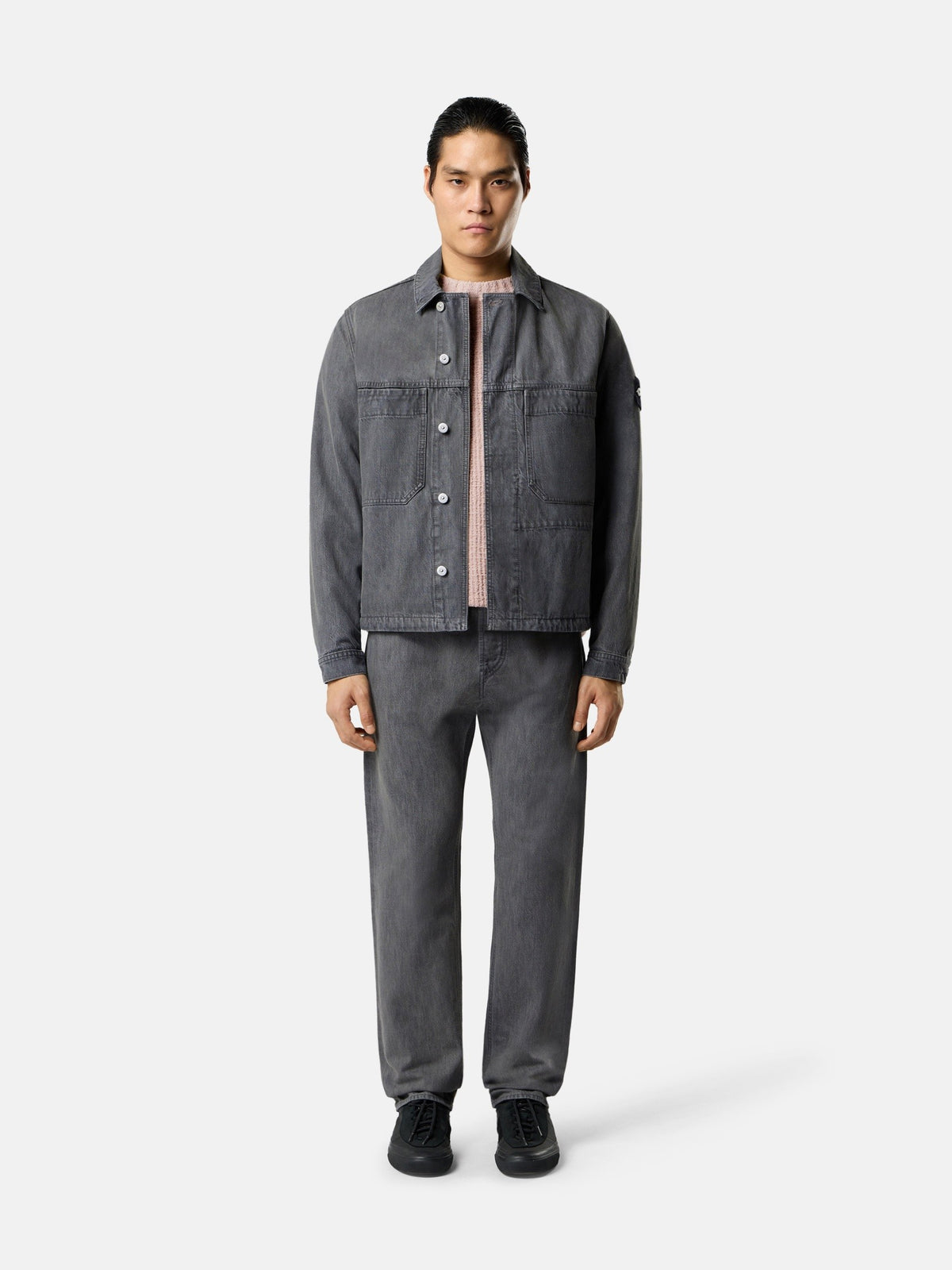 Stone Island Coach Jacket With Multiple Pockets 4100006