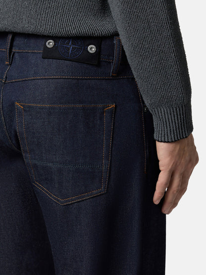 Stone Island Regular-Straight-Fit Five-Pocket Jeans J100005
