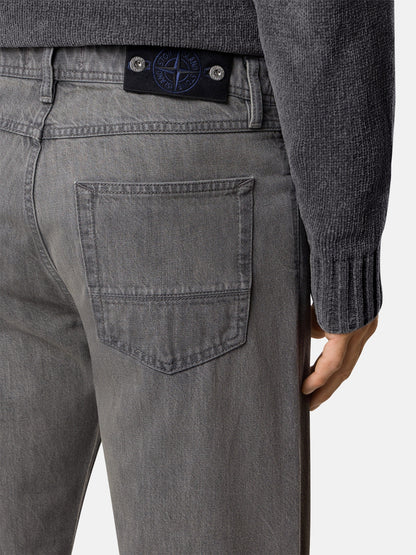 Stone Island Regular-Straight-Fit Five-Pocket Jeans J100005