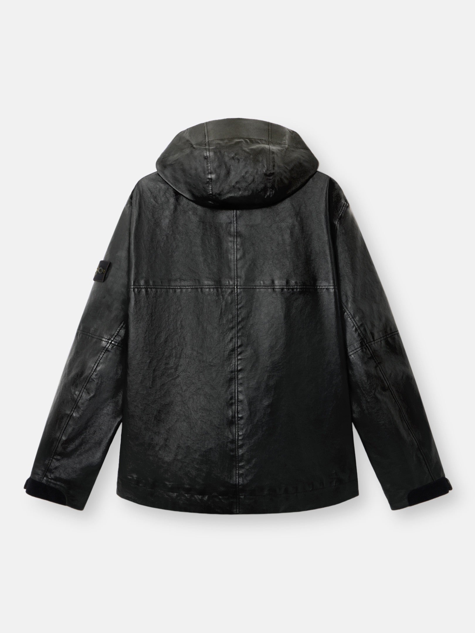 Stone Island Hooded Jacket with Concealed Zip Pockets 0100001