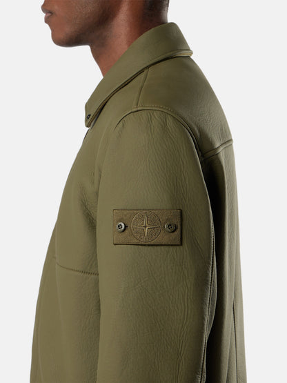 Stone Island Coach Jacket With Sprayed Rubberised Finish 0100004