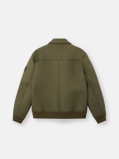 Stone Island Coach Jacket With Sprayed Rubberised Finish 0100004