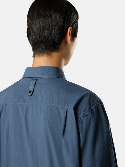 Stone Island Comfort-Fit Long-Sleeve Shirt with Chest Pocket 1100002