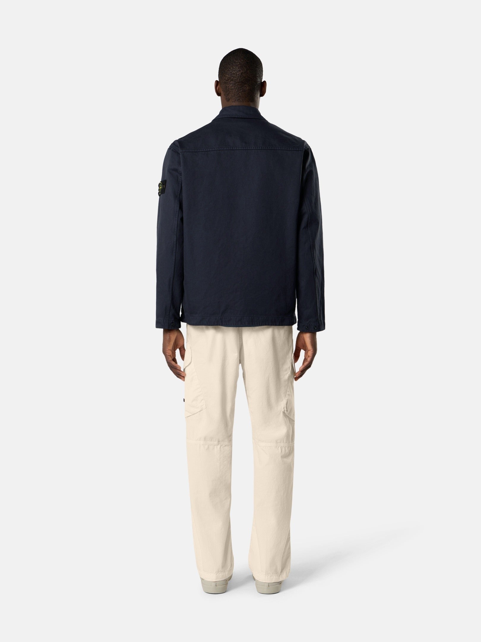 Stone Island Comfort-Fit Zip-Up Overshirt with Chest Pocket 1200001