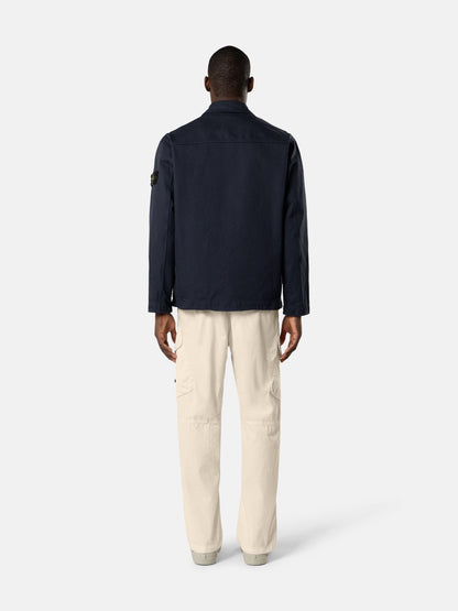 Stone Island Comfort-Fit Zip-Up Overshirt with Chest Pocket 1200001