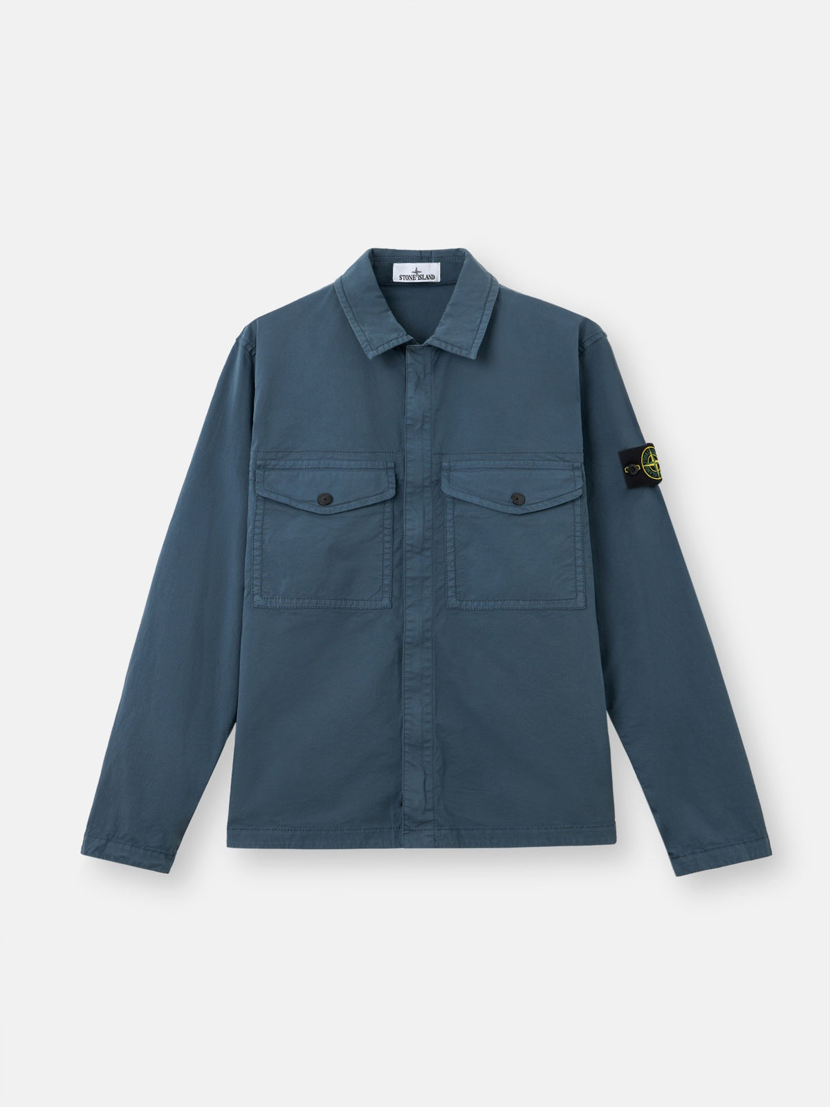 Stone Island Regular-Fit Zip-Up Overshirt with Chest Pockets 1200003