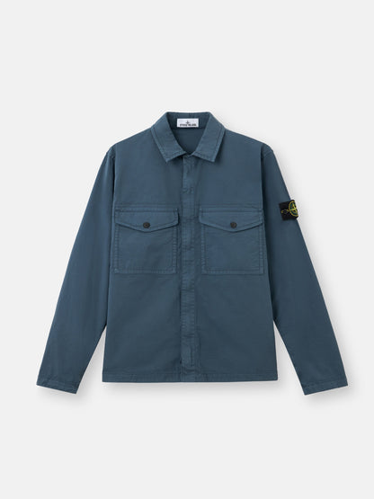 Stone Island Regular-Fit Zip-Up Overshirt with Chest Pockets 1200003