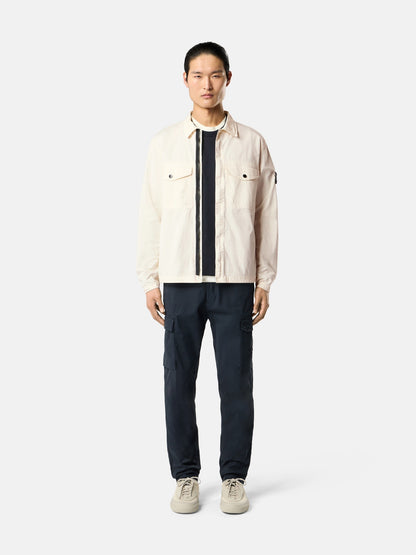Stone Island Regular-Fit Zip-Up Overshirt with Chest Pockets 1200003