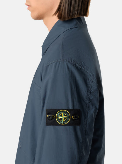 Stone Island Comfort-Fit Zip-Up Overshirt with Chest Pockets 1200005