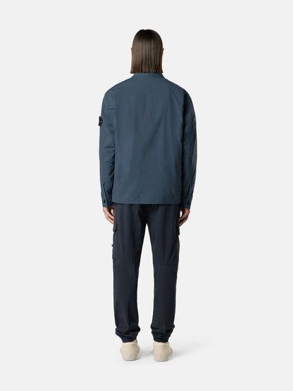 Stone Island Comfort-Fit Zip-Up Overshirt with Chest Pockets 1200005