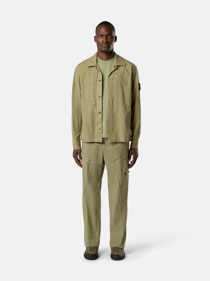 Stone Island Comfort-Fit Zip-Up Overshirt with Chest Pockets 1200005