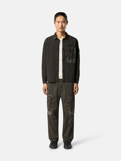 Stone Island Comfort-Fit Long-Sleeve Shirt with Chest Pocket 1200009