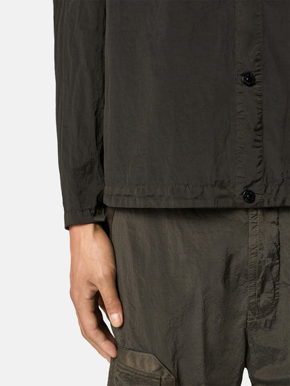 Stone Island Comfort-Fit Long-Sleeve Shirt with Chest Pocket 1200009