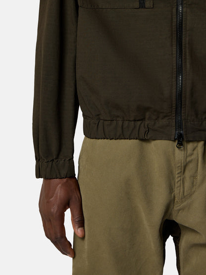 Stone Island Comfort-Fit Hooded Overshirt with Zip Pockets 1200011