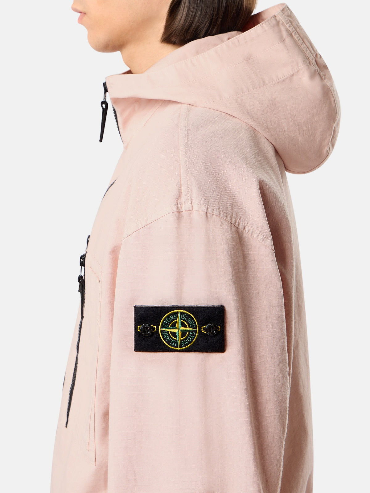 Stone Island Comfort-Fit Hooded Overshirt with Zip Pockets 1200011