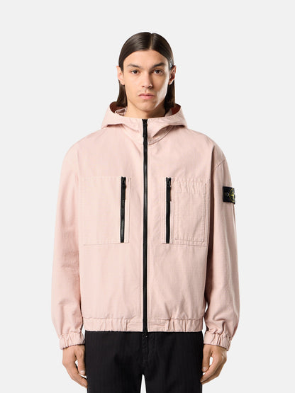 Stone Island Comfort-Fit Hooded Overshirt with Zip Pockets 1200011