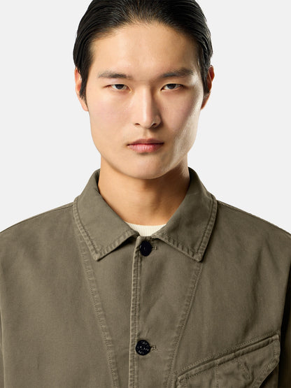 Stone Island Comfort-Fit Overshirt with Chest Pocket 1200012