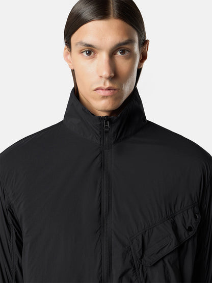 Stone Island Comfort-Fit Zip-Up Overshirt with Chest Pocket 1200015