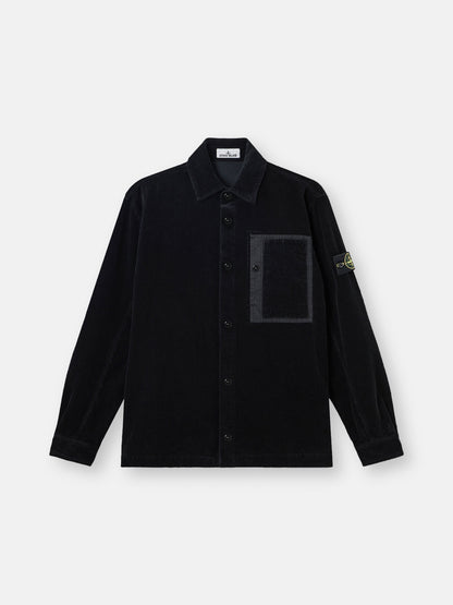 Stone Island Comfort-Fit Snap-Front Overshirt with Chest Pocket 1200016