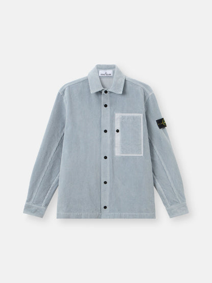 Stone Island Comfort-Fit Snap-Front Overshirt with Chest Pocket 1200016