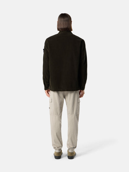 Stone Island Comfort-Fit Snap-Front Overshirt with Chest Pocket 1200016