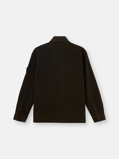 Stone Island Comfort-Fit Snap-Front Overshirt with Chest Pocket 1200016