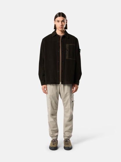 Stone Island Comfort-Fit Snap-Front Overshirt with Chest Pocket 1200016