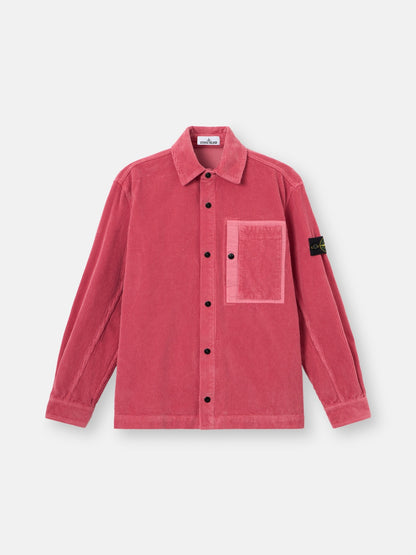Stone Island Comfort-Fit Snap-Front Overshirt with Chest Pocket 1200016