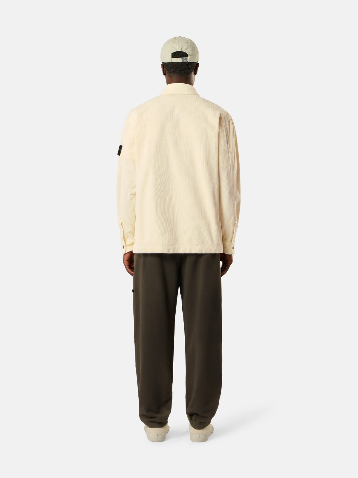 Stone Island Comfort-Fit Snap-Front Overshirt with Chest Pocket 1200016