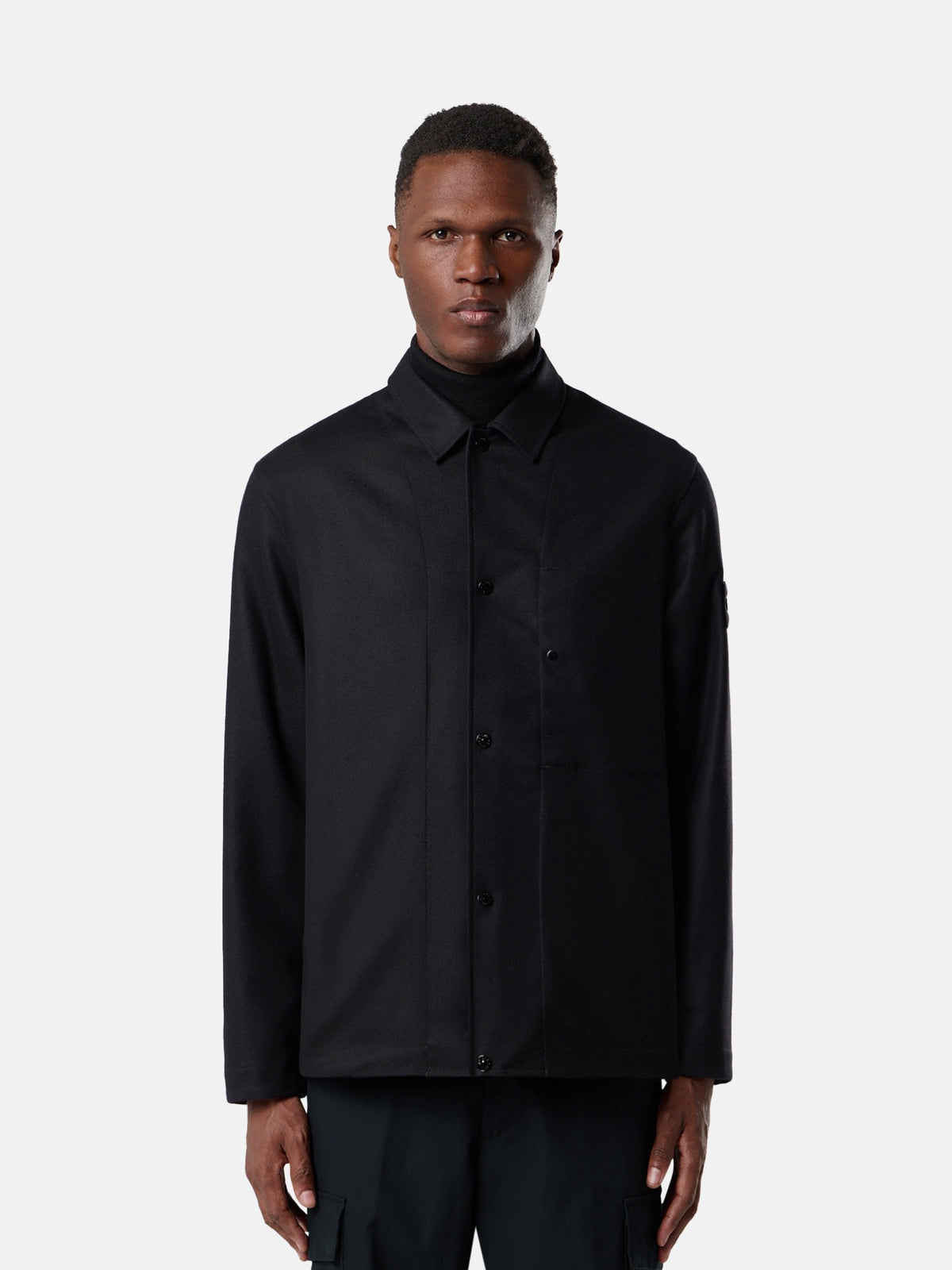 Stone Island Regular-Fit Overshirt With Chest Pocket 1200020