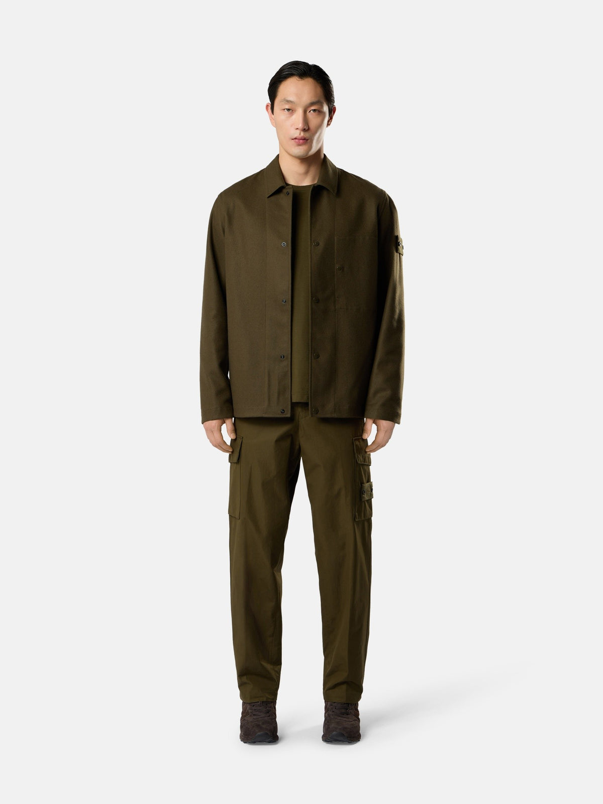 Stone Island Regular-Fit Overshirt With Chest Pocket 1200020