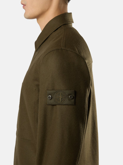 Stone Island Regular-Fit Overshirt With Chest Pocket 1200020