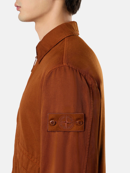 Stone Island Comfort-Fit Zip-Up Overshirt With Pockets 1200021