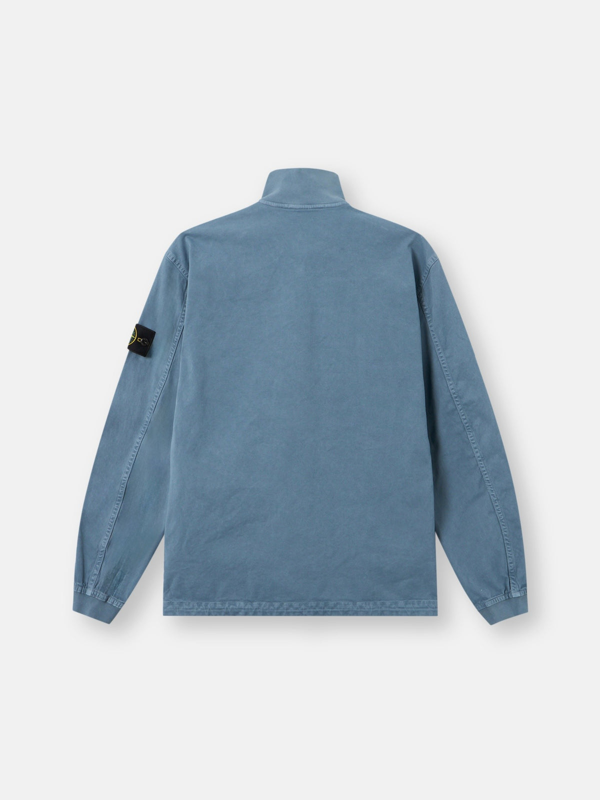 Stone Island Comfort-Fit Zip-Up Overshirt with Stand Collar 1200024