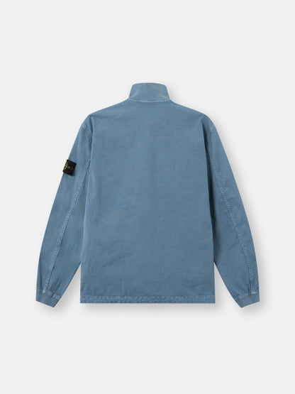 Stone Island Comfort-Fit Zip-Up Overshirt with Stand Collar 1200024