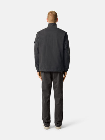 Stone Island Comfort-Fit Zip-Up Overshirt with Stand Collar 1200024