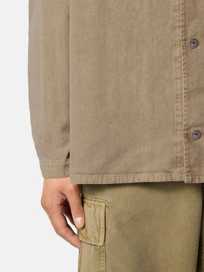 Stone Island Comfort-Fit Snap-Front Overshirt with Chest Pocket 1200028